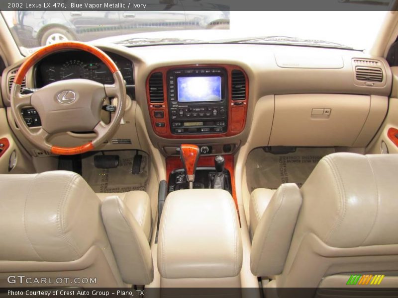 Blue Vapor Metallic / Ivory 2002 Lexus LX 470