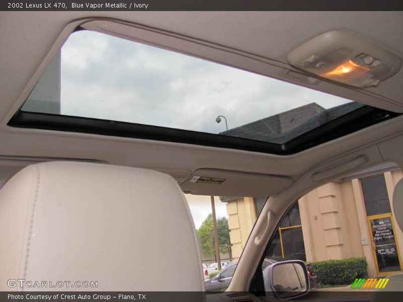 Blue Vapor Metallic / Ivory 2002 Lexus LX 470