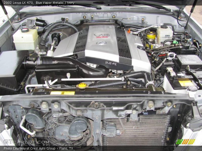 Blue Vapor Metallic / Ivory 2002 Lexus LX 470