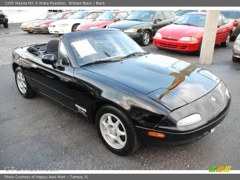 Brilliant Black / Black 1995 Mazda MX-5 Miata Roadster
