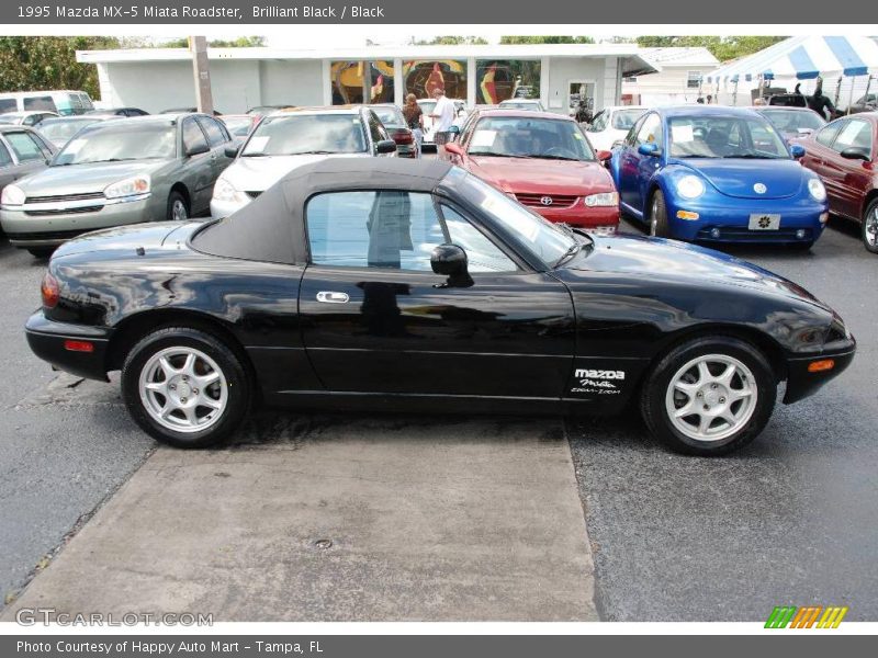 Brilliant Black / Black 1995 Mazda MX-5 Miata Roadster