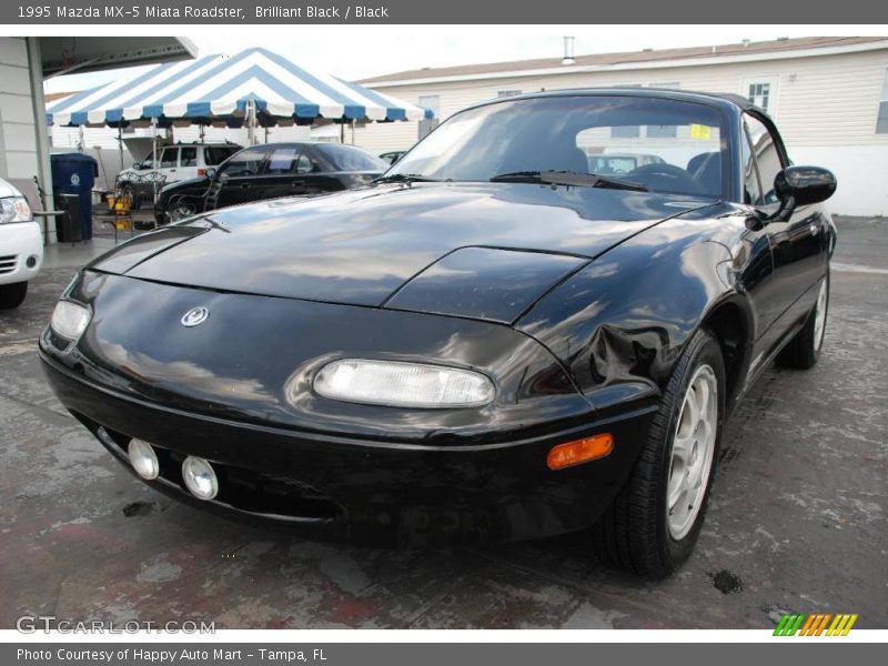 Brilliant Black / Black 1995 Mazda MX-5 Miata Roadster