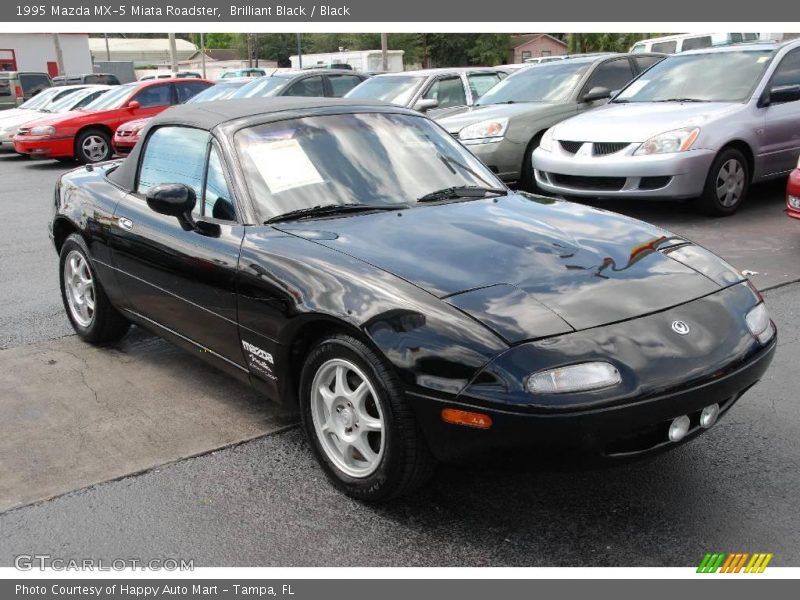 Brilliant Black / Black 1995 Mazda MX-5 Miata Roadster