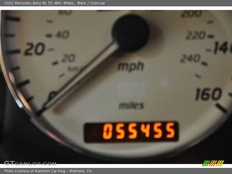 Black / Charcoal 2002 Mercedes-Benz ML 55 AMG 4Matic