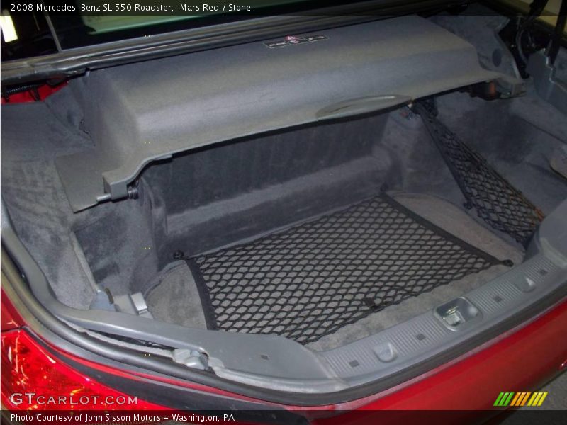 Mars Red / Stone 2008 Mercedes-Benz SL 550 Roadster