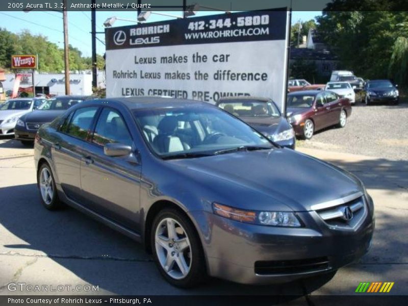 Anthracite Metallic / Quartz 2005 Acura TL 3.2