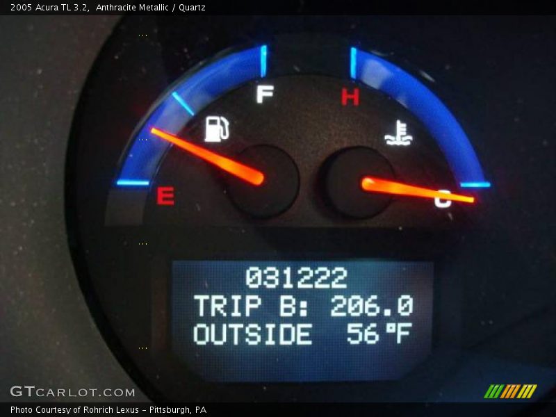 Anthracite Metallic / Quartz 2005 Acura TL 3.2