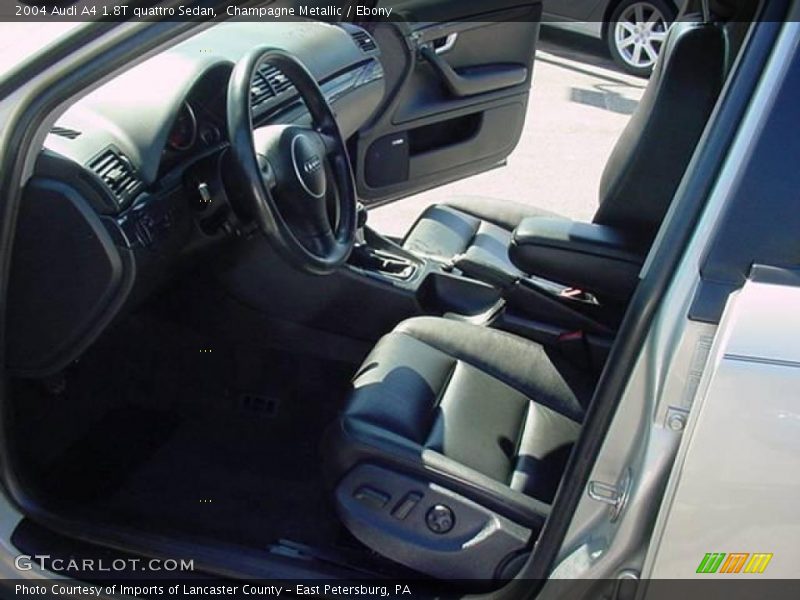 Champagne Metallic / Ebony 2004 Audi A4 1.8T quattro Sedan
