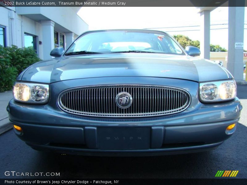 Titanium Blue Metallic / Medium Gray 2002 Buick LeSabre Custom