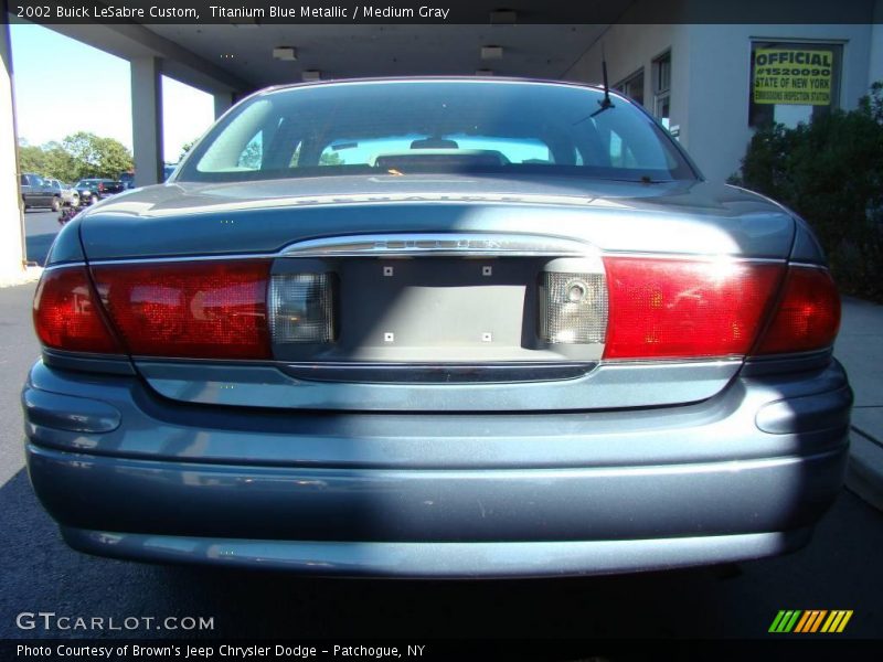 Titanium Blue Metallic / Medium Gray 2002 Buick LeSabre Custom