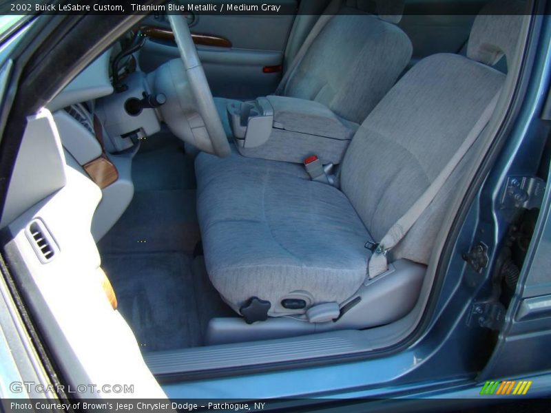Titanium Blue Metallic / Medium Gray 2002 Buick LeSabre Custom