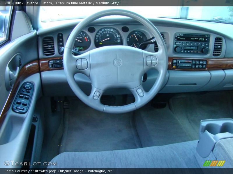 Titanium Blue Metallic / Medium Gray 2002 Buick LeSabre Custom