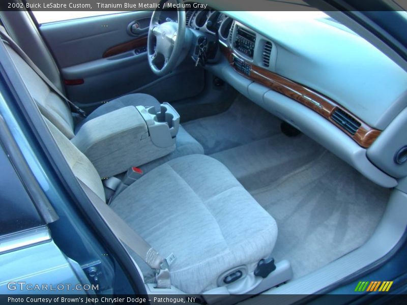 Titanium Blue Metallic / Medium Gray 2002 Buick LeSabre Custom