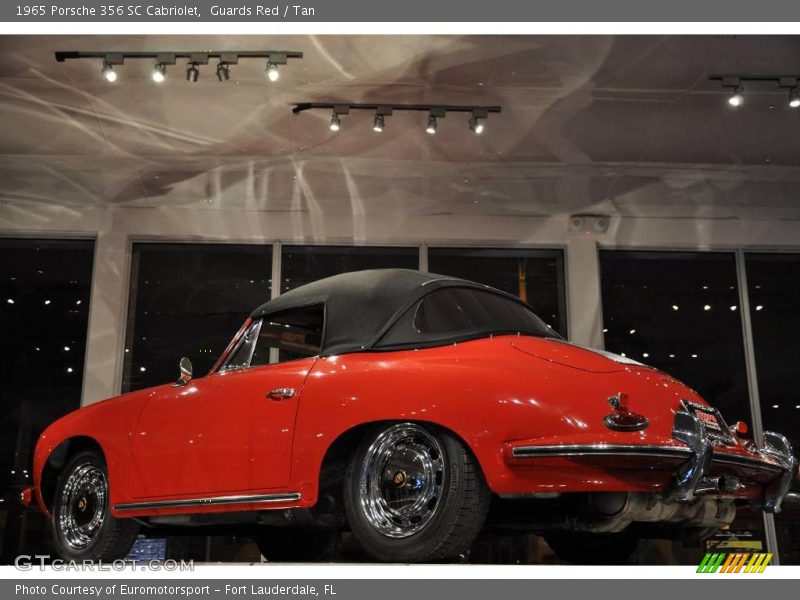 Guards Red / Tan 1965 Porsche 356 SC Cabriolet