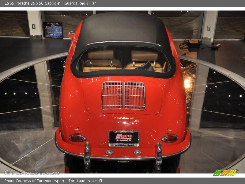 Guards Red / Tan 1965 Porsche 356 SC Cabriolet