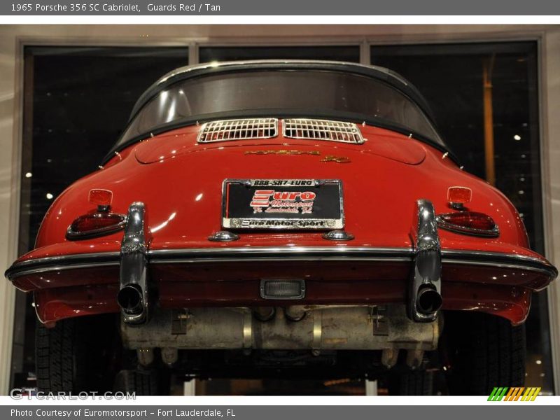 Guards Red / Tan 1965 Porsche 356 SC Cabriolet