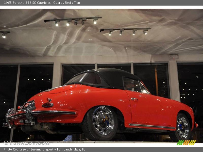 Guards Red / Tan 1965 Porsche 356 SC Cabriolet
