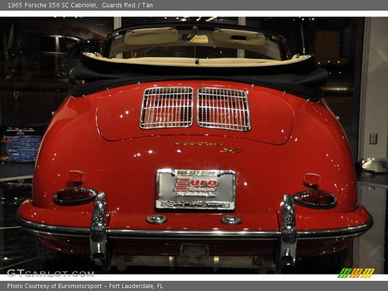 Guards Red / Tan 1965 Porsche 356 SC Cabriolet