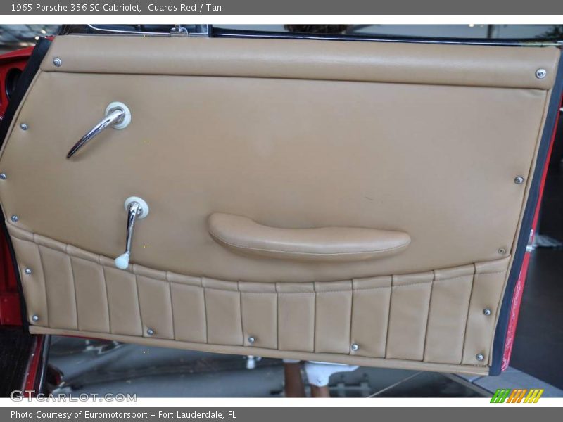 Guards Red / Tan 1965 Porsche 356 SC Cabriolet