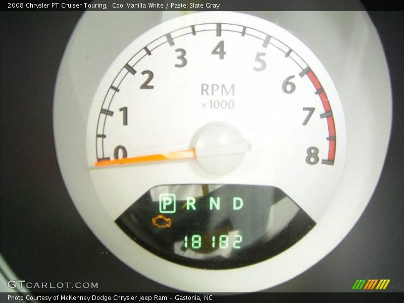 Cool Vanilla White / Pastel Slate Gray 2008 Chrysler PT Cruiser Touring