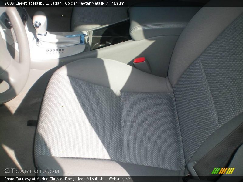 Golden Pewter Metallic / Titanium 2009 Chevrolet Malibu LS Sedan