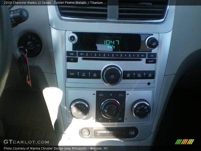 Golden Pewter Metallic / Titanium 2009 Chevrolet Malibu LS Sedan
