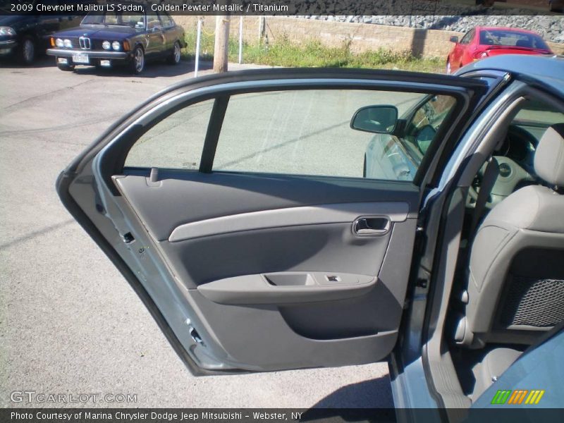 Golden Pewter Metallic / Titanium 2009 Chevrolet Malibu LS Sedan