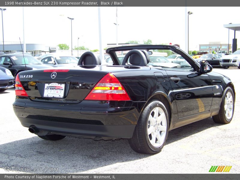 Black / Black 1998 Mercedes-Benz SLK 230 Kompressor Roadster