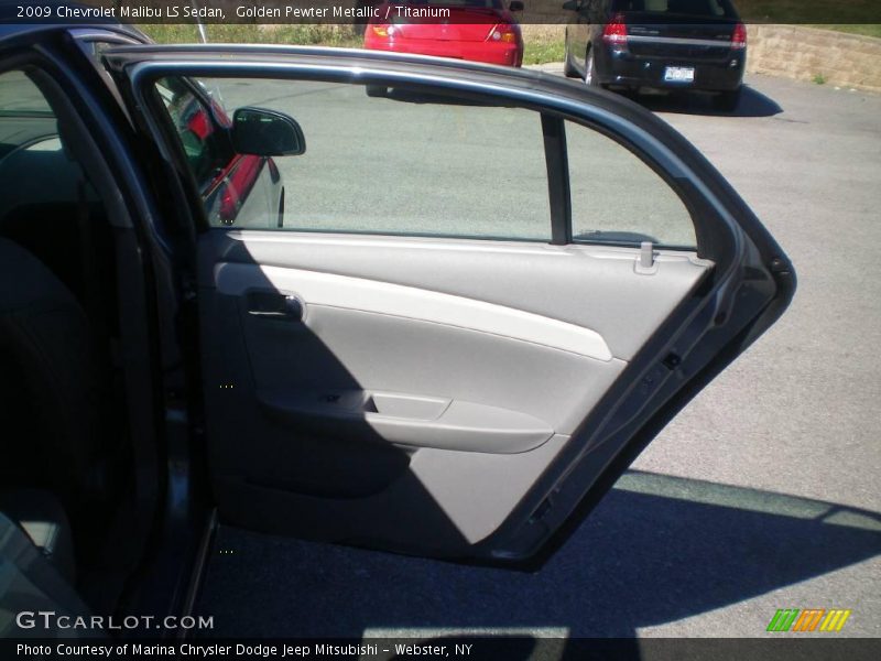 Golden Pewter Metallic / Titanium 2009 Chevrolet Malibu LS Sedan