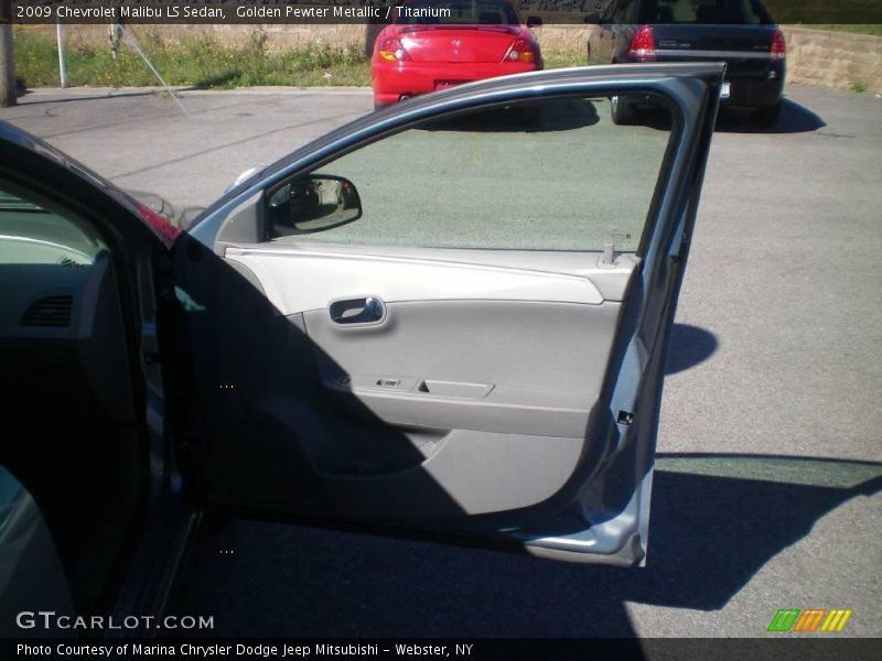 Golden Pewter Metallic / Titanium 2009 Chevrolet Malibu LS Sedan