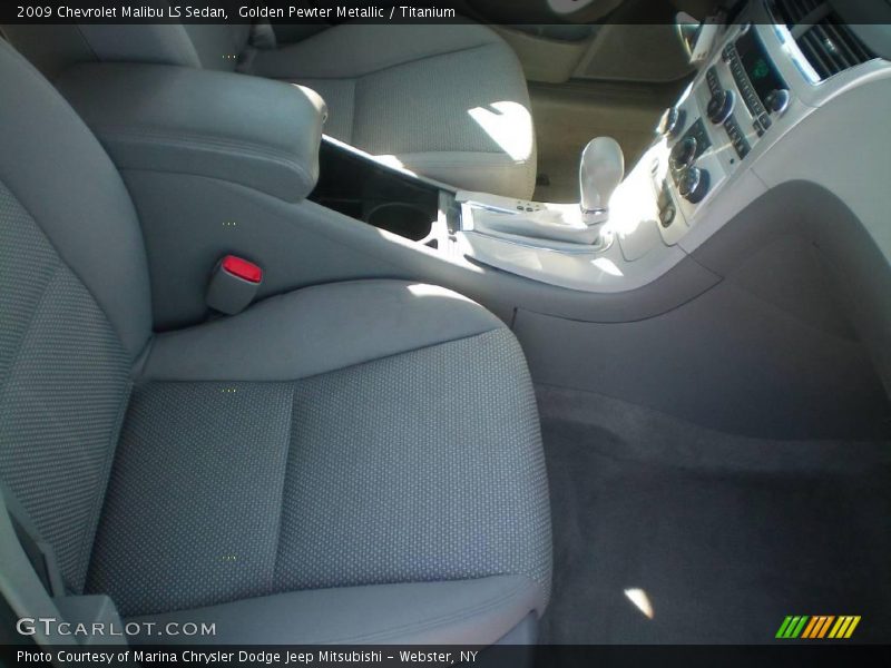 Golden Pewter Metallic / Titanium 2009 Chevrolet Malibu LS Sedan