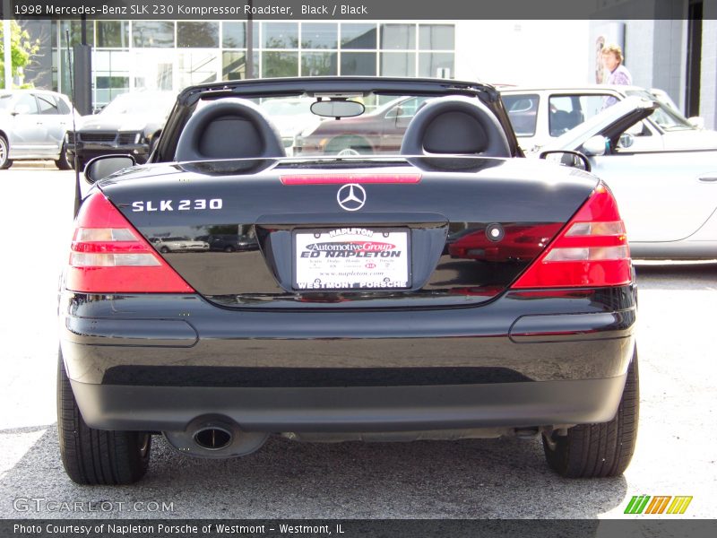 Black / Black 1998 Mercedes-Benz SLK 230 Kompressor Roadster