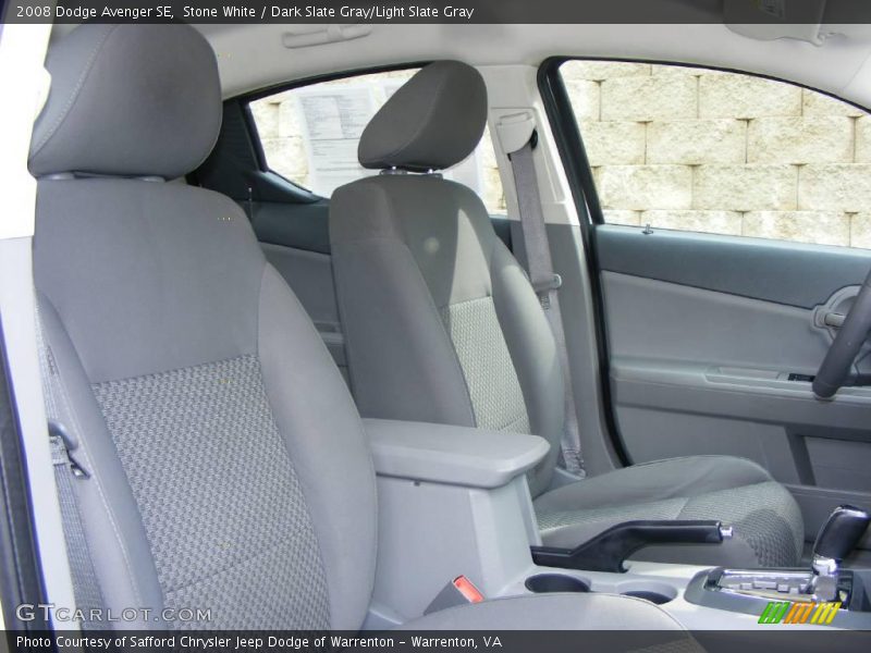 Stone White / Dark Slate Gray/Light Slate Gray 2008 Dodge Avenger SE