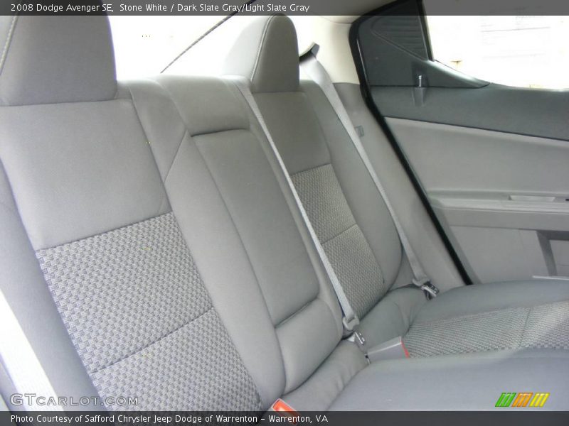 Stone White / Dark Slate Gray/Light Slate Gray 2008 Dodge Avenger SE