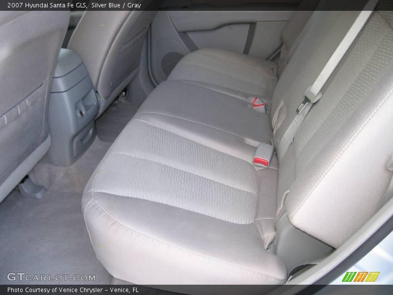 Silver Blue / Gray 2007 Hyundai Santa Fe GLS
