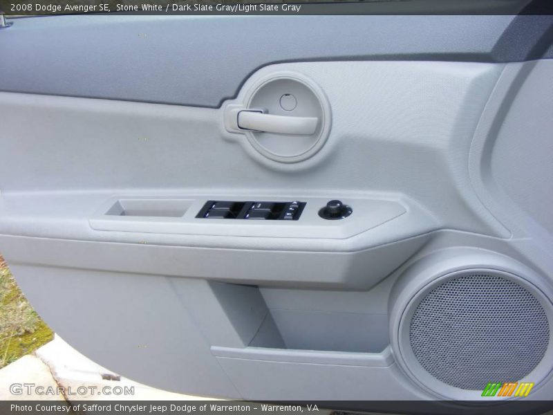 Stone White / Dark Slate Gray/Light Slate Gray 2008 Dodge Avenger SE