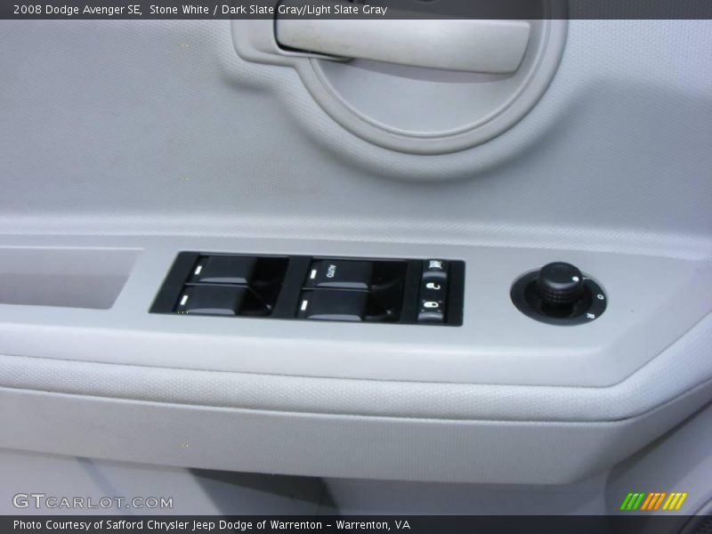 Stone White / Dark Slate Gray/Light Slate Gray 2008 Dodge Avenger SE