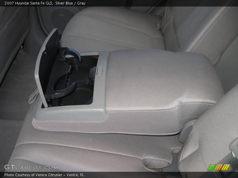 Silver Blue / Gray 2007 Hyundai Santa Fe GLS