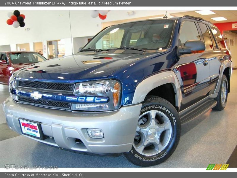Indigo Blue Metallic / Medium Pewter 2004 Chevrolet TrailBlazer LT 4x4