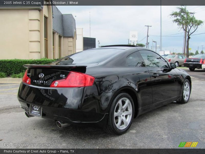 Black Obsidian / Wheat 2005 Infiniti G 35 Coupe