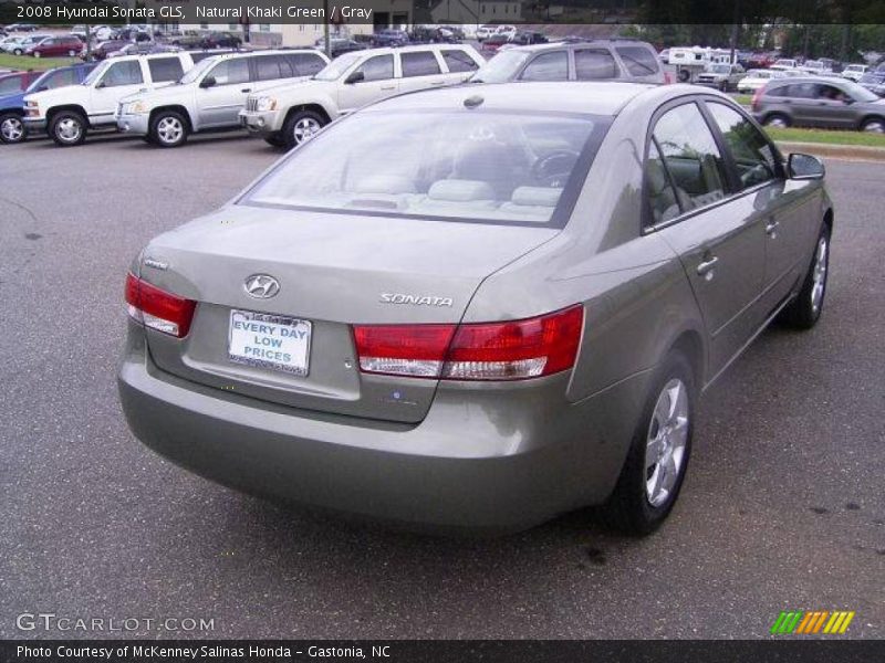 Natural Khaki Green / Gray 2008 Hyundai Sonata GLS