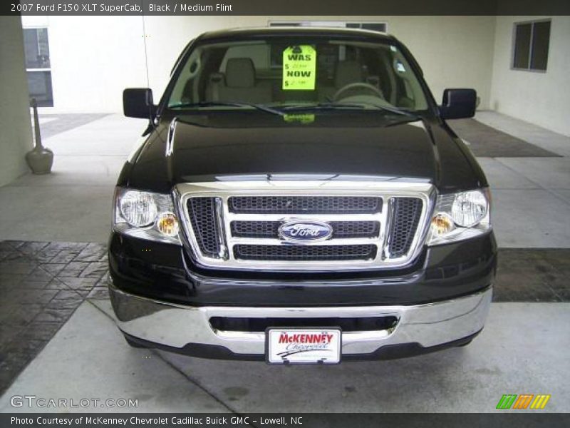 Black / Medium Flint 2007 Ford F150 XLT SuperCab