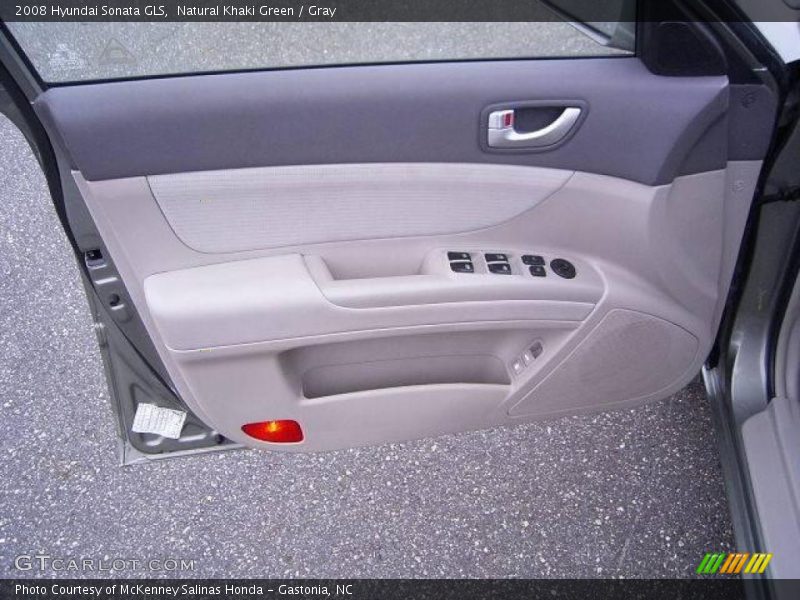 Natural Khaki Green / Gray 2008 Hyundai Sonata GLS