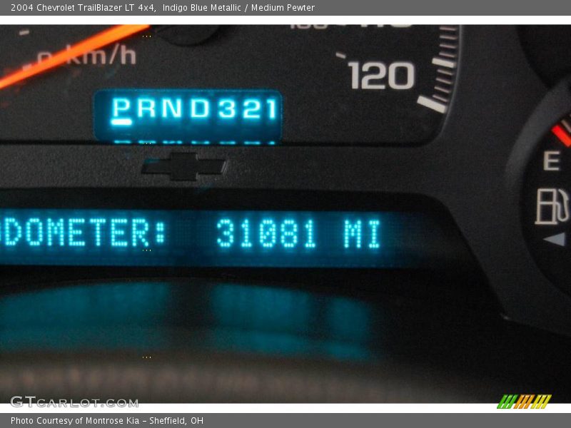 Indigo Blue Metallic / Medium Pewter 2004 Chevrolet TrailBlazer LT 4x4