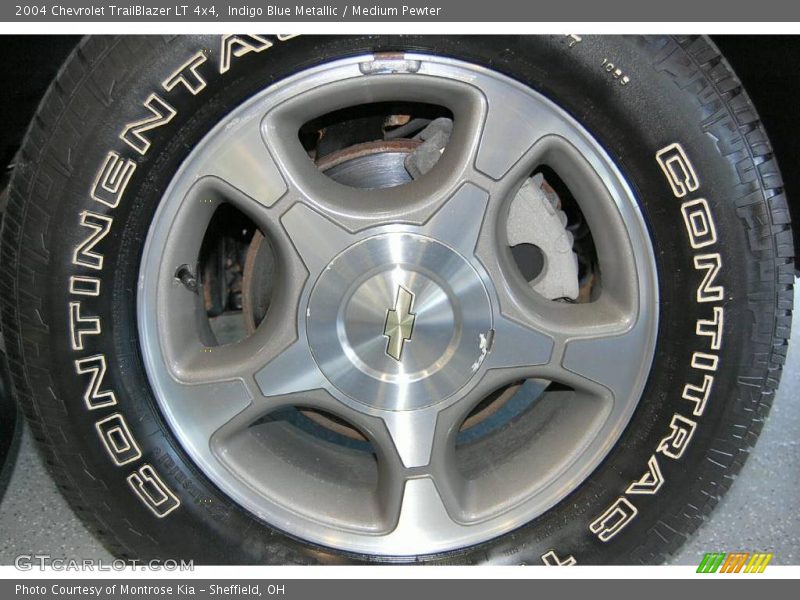 Indigo Blue Metallic / Medium Pewter 2004 Chevrolet TrailBlazer LT 4x4