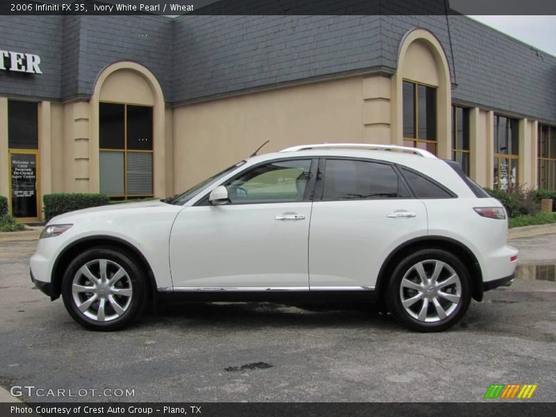 Ivory White Pearl / Wheat 2006 Infiniti FX 35