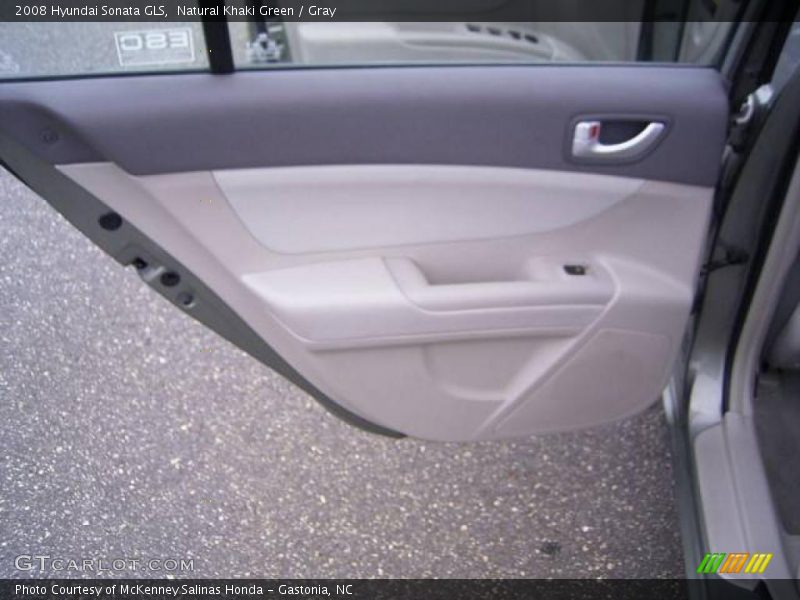 Natural Khaki Green / Gray 2008 Hyundai Sonata GLS