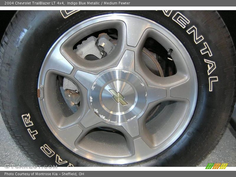 Indigo Blue Metallic / Medium Pewter 2004 Chevrolet TrailBlazer LT 4x4