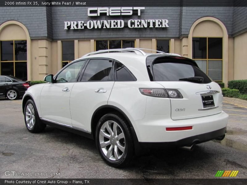 Ivory White Pearl / Wheat 2006 Infiniti FX 35