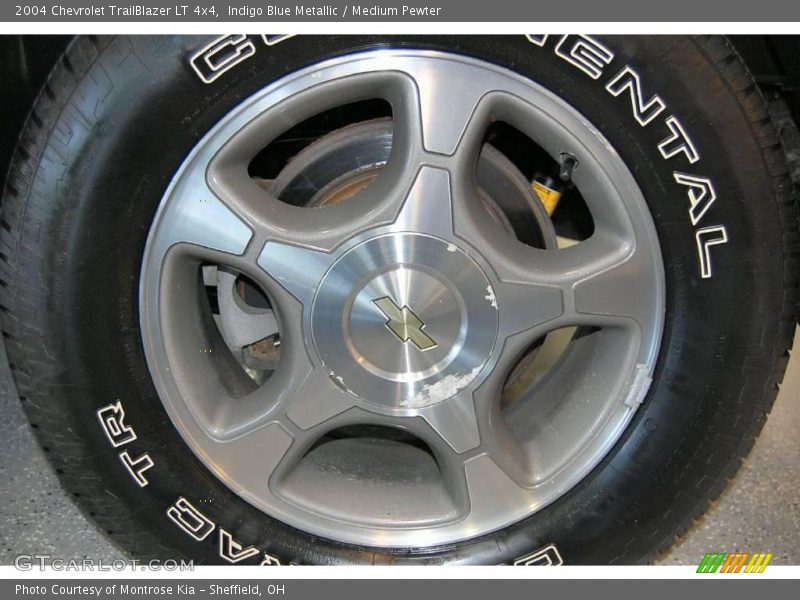 Indigo Blue Metallic / Medium Pewter 2004 Chevrolet TrailBlazer LT 4x4